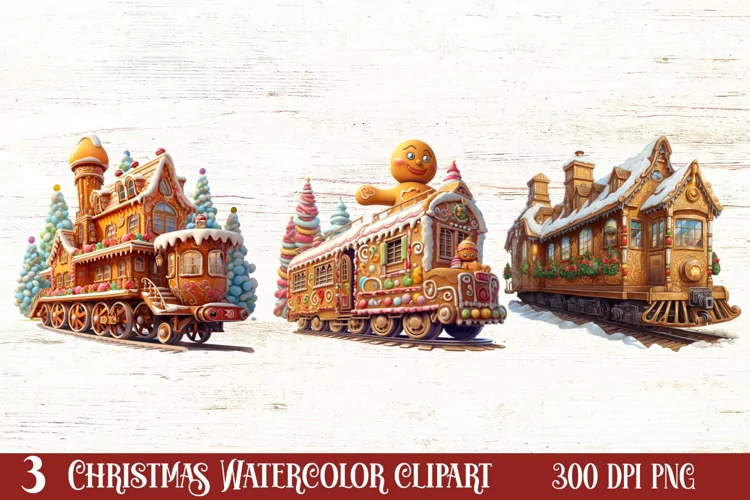 Watercolor Santa Claus Sublimation Clipart, Santa PNG
