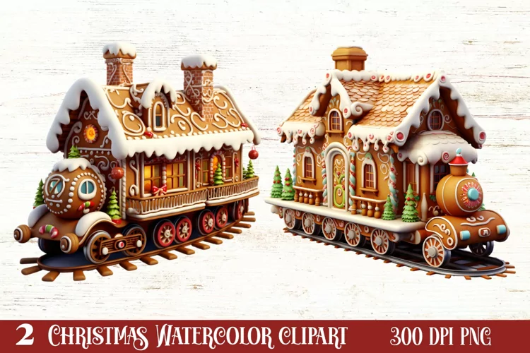 Watercolor Santa Claus Sublimation Clipart, Santa PNG