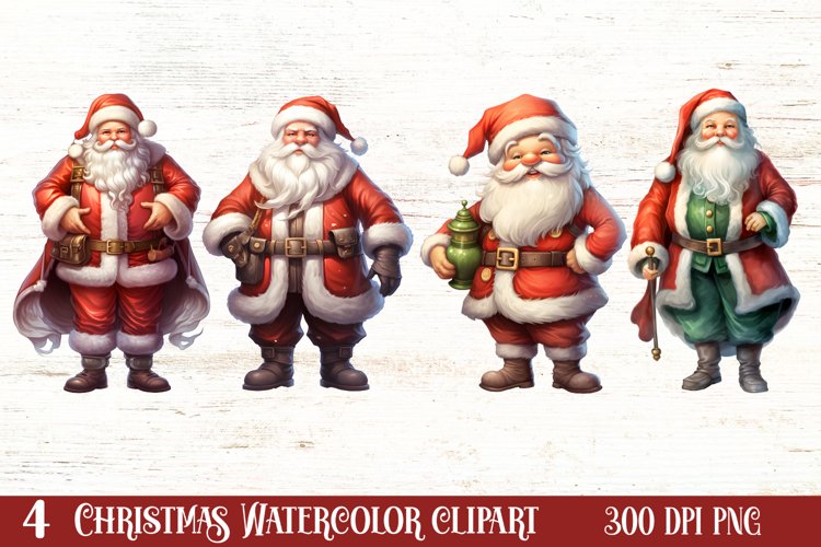 Santa Christmas Clipart Image 17