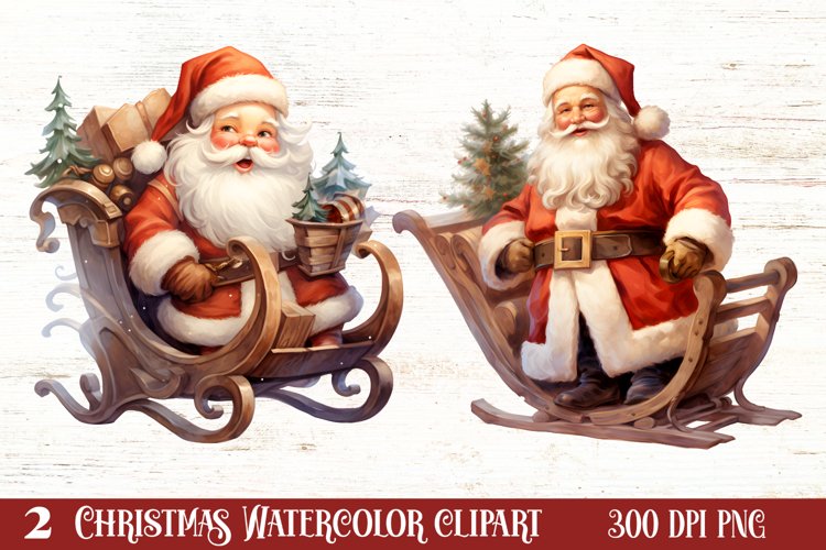 Santa Christmas Clipart Image 16