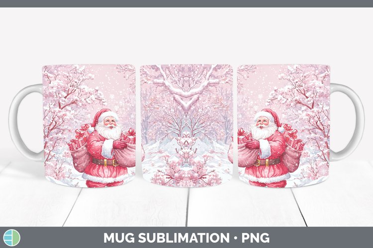 GorgeousWatercolor Mug Wrap design.
