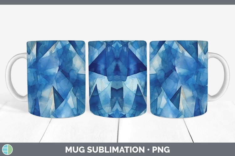 GorgeousWatercolor Mug Wrap design.