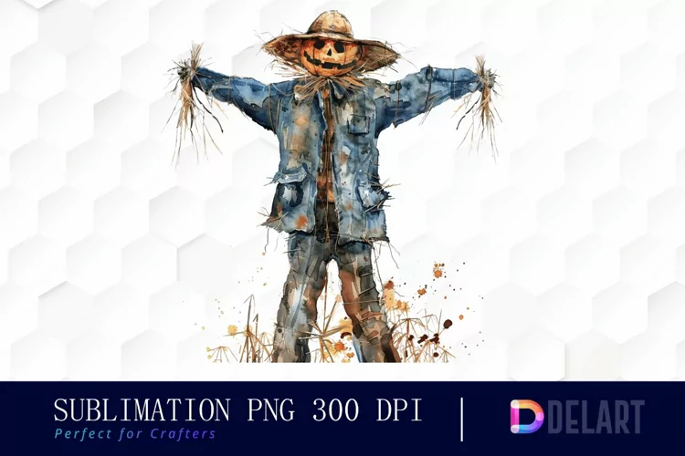 Scarecrow Straw Illustration Clipart
