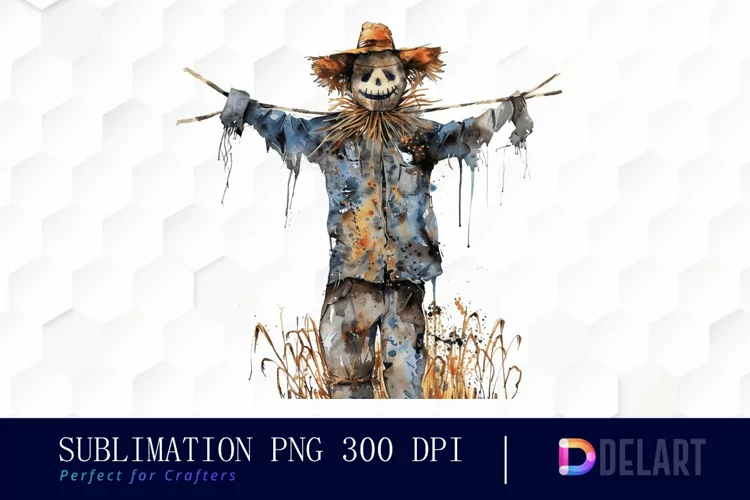 Scarecrow Straw Illustration Clipart