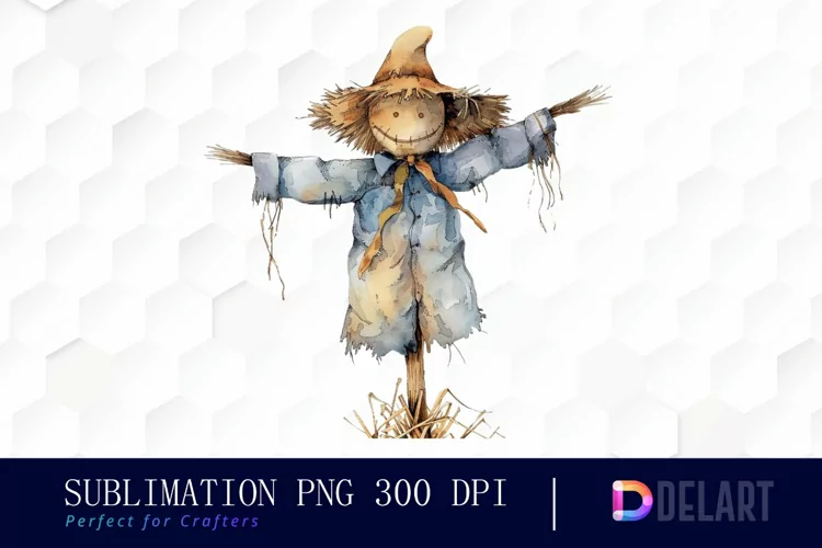Scarecrow Straw Illustration Clipart