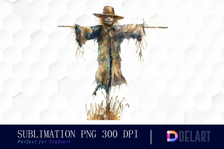 Scarecrow Straw Illustration Clipart