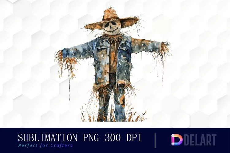 Scarecrow Straw Illustration Clipart