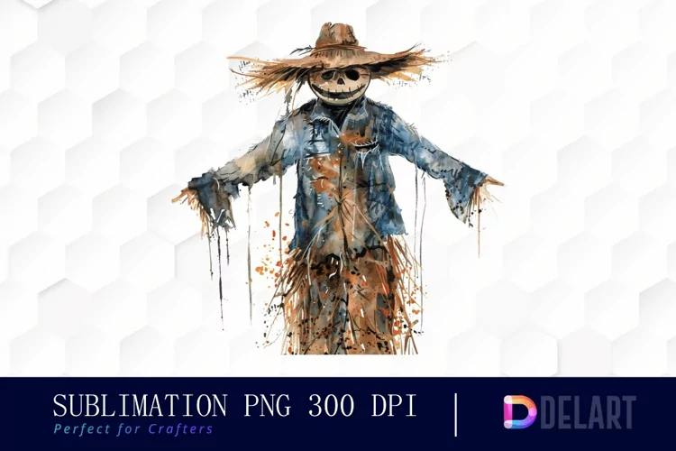 Scarecrow Straw Illustration Clipart