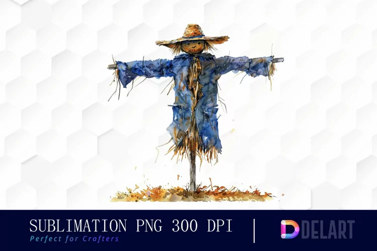Scarecrow Straw Illustration Clipart