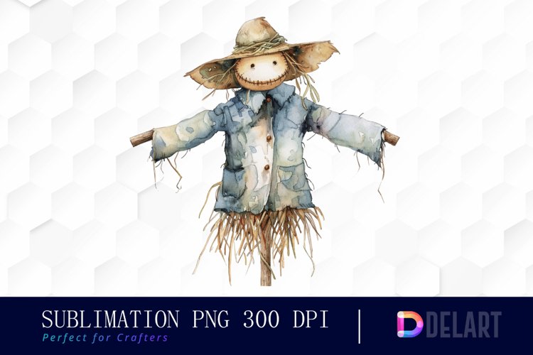 Scarecrow Straw Illustration Clipart