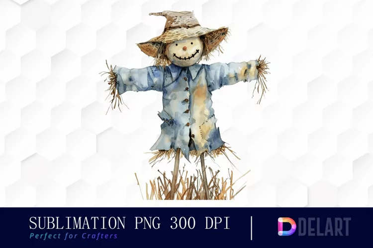 Scarecrow Straw Illustration Clipart
