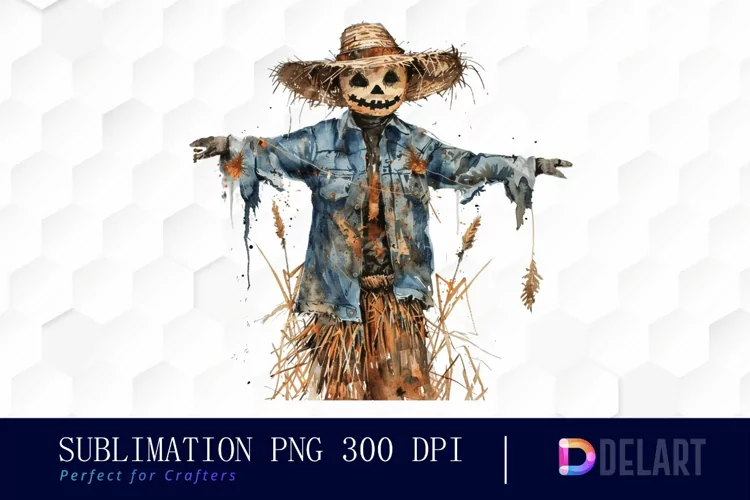 Scarecrow Straw Illustration Clipart