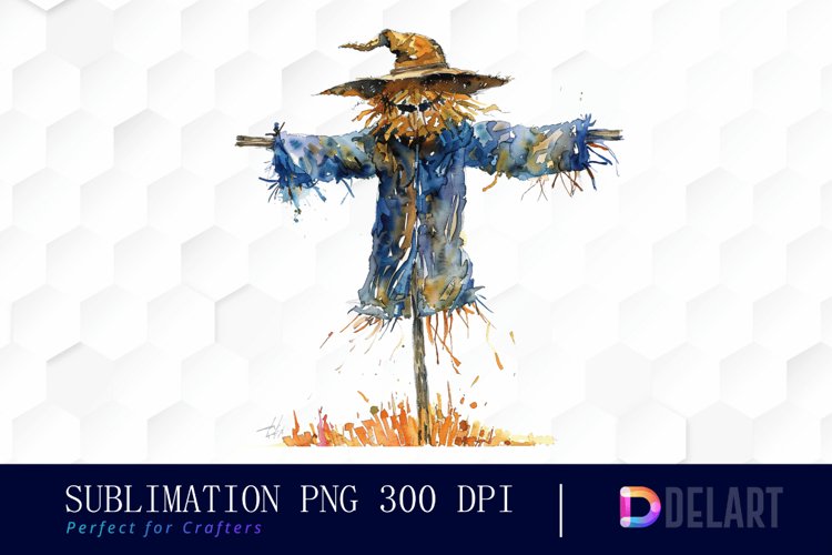 Scarecrow Straw Design Clipart
