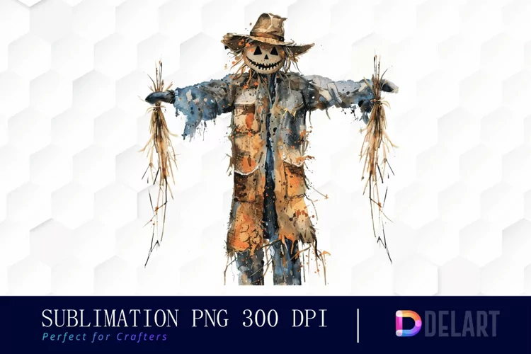 Scarecrow Straw Illustration Clipart