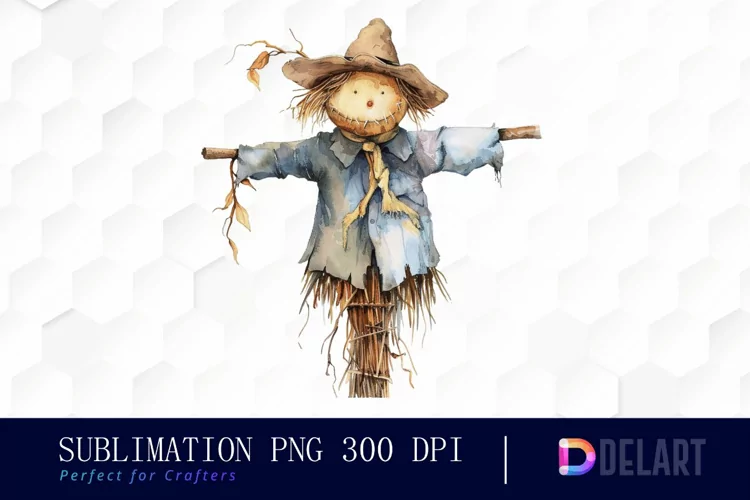 Scarecrow Straw Illustration Clipart