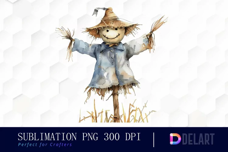 Scarecrow Straw Illustration Clipart