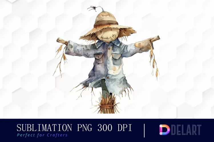 Scarecrow Straw Illustration Clipart