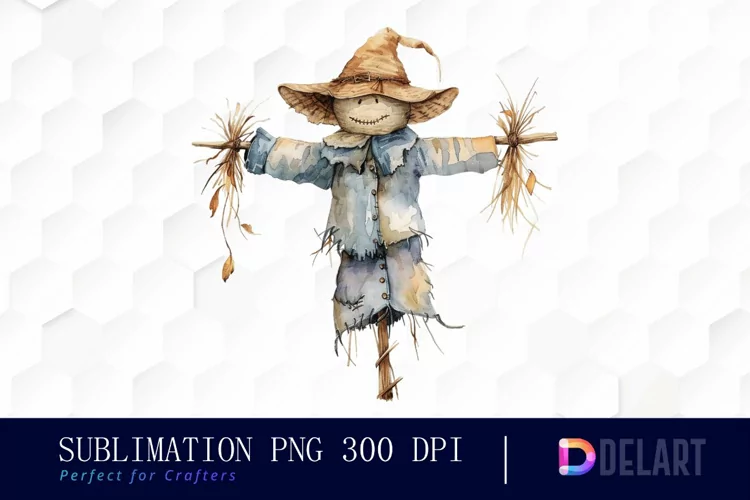 Scarecrow Straw Illustration Clipart