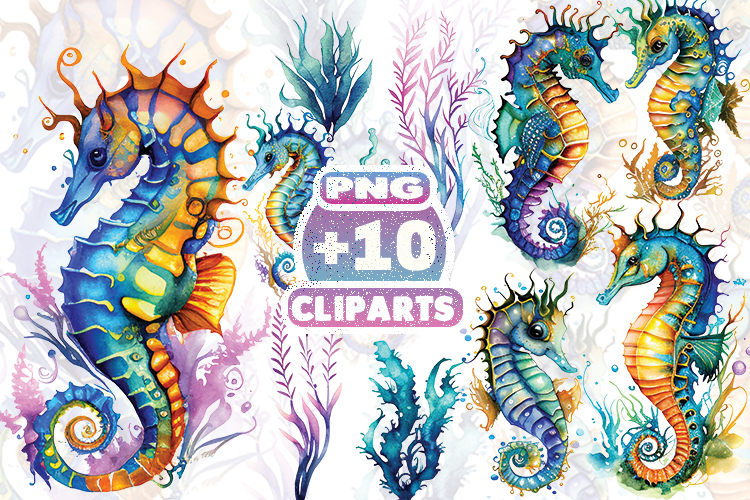 Seahorse Clipart Image 6