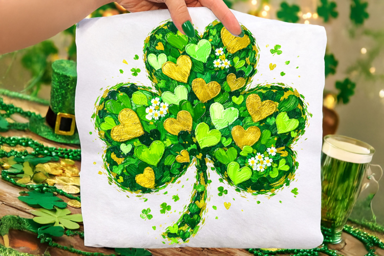 Shamrock St Patrick's Day PNG, Lucky Day PNG, Irish PNG
