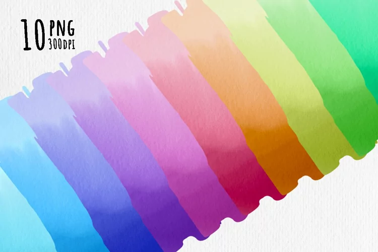 Watercolor shapes sublimation backgrounds