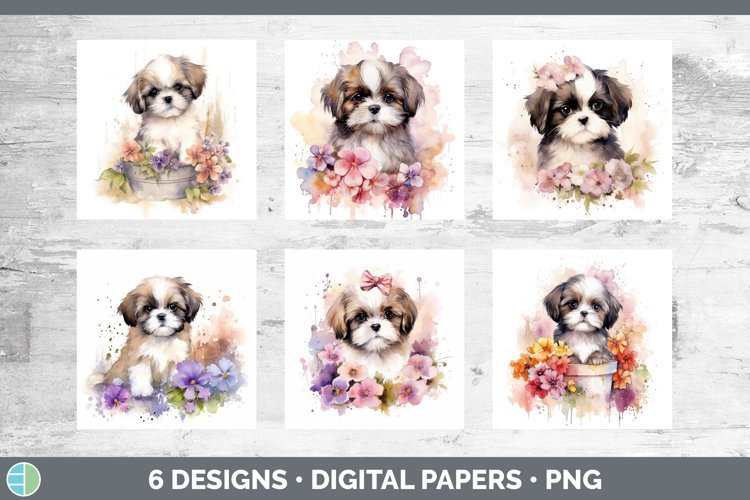 Shih Tzu Clipart Image 15