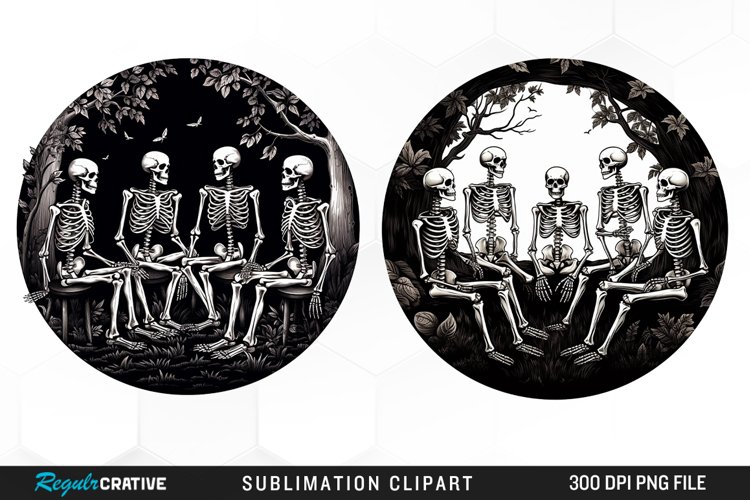 Skeletons Clipart