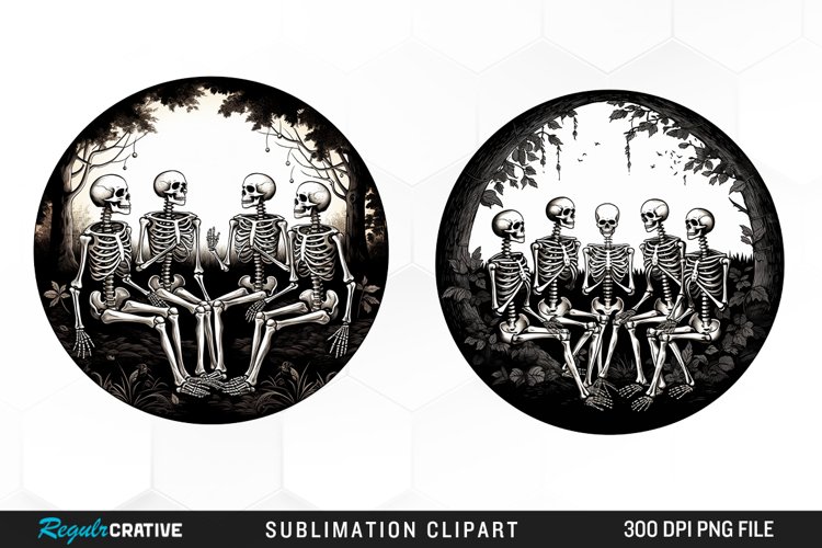 Skeletons Clipart Image 7