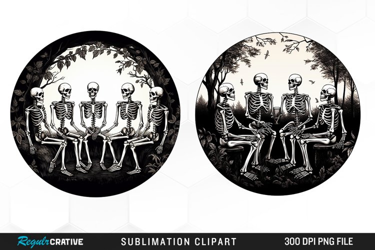 Skeletons Clipart Image 9