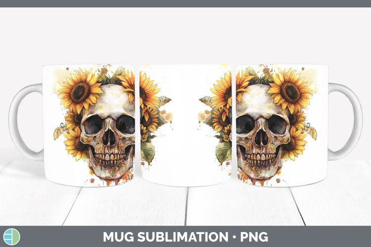 GorgeousWatercolor Mug Wrap design.