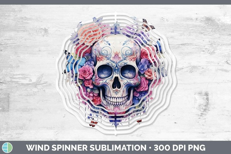 GorgeousWatercolor Wind Spinner design.