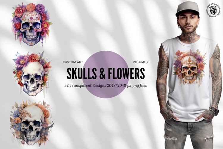 Boho Flower Clipart Image 5