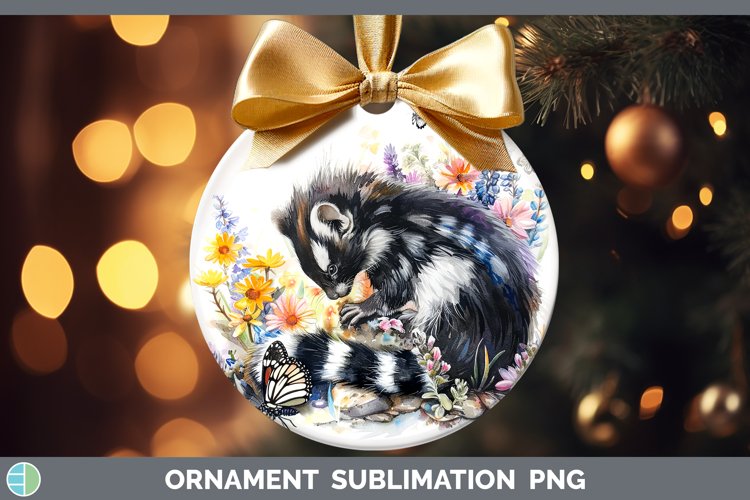 GorgeousWatercolor Ornament design.