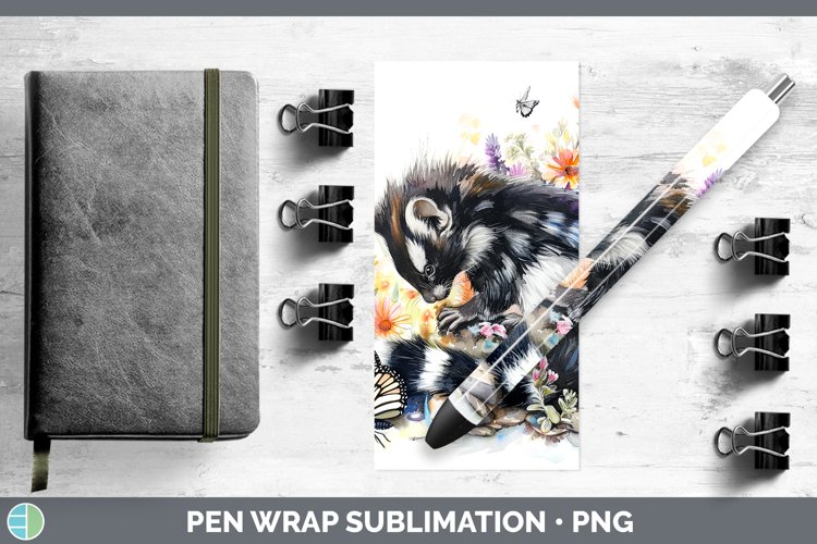 GorgeousWatercolor Pen Wrap design.