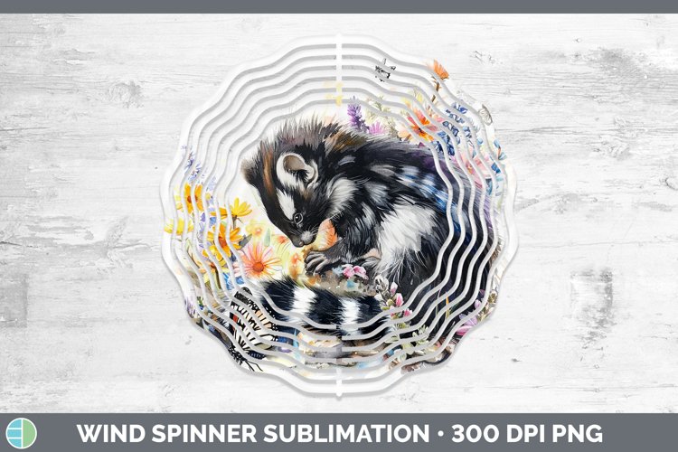 GorgeousWatercolor Wind Spinner design.