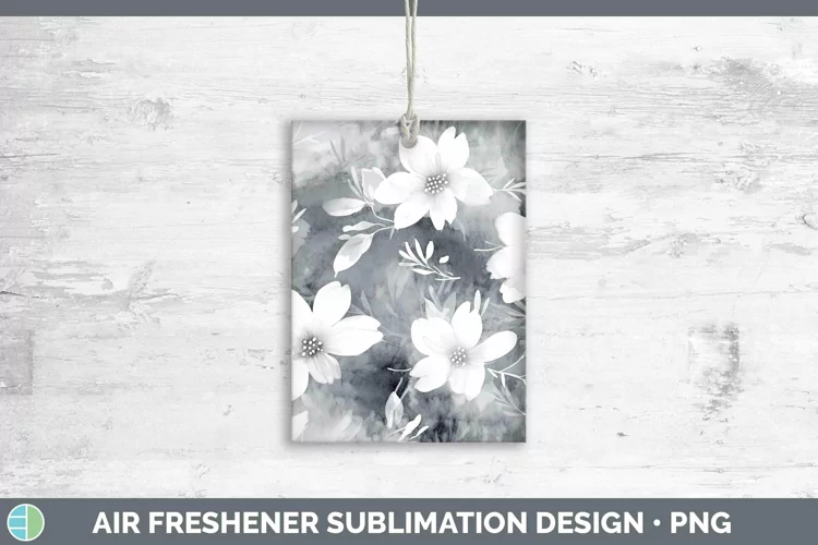 Watercolor Slate Air Freshener Sublimation Car Freshener Des