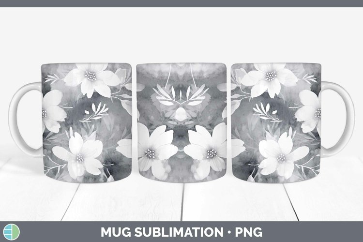 GorgeousWatercolor Mug Wrap design.