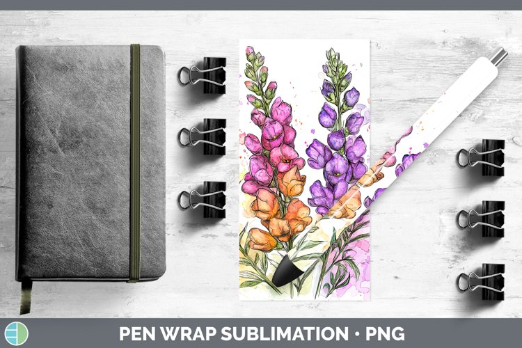 GorgeousWatercolor Pen Wrap design.