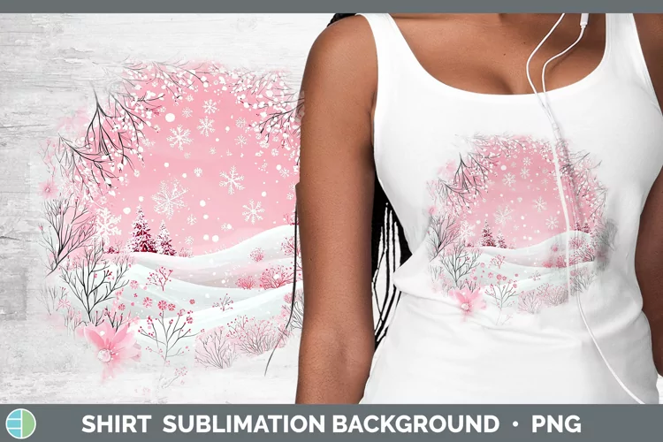 Watercolor Snowflakes Shirt Sublimation Sublimation Backgrou
