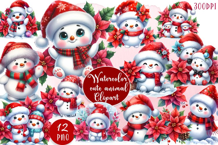Snowman Clipart Image 18