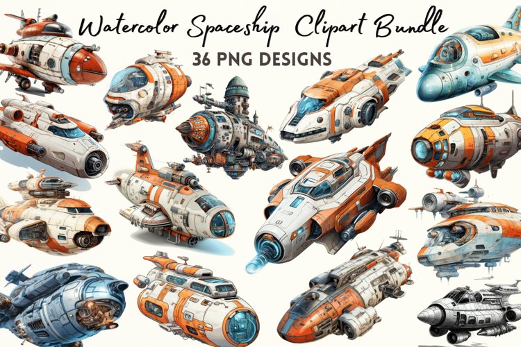 Spaceship Clipart Image 5