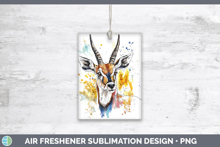 GorgeousWatercolor Splash Air Freshener design.