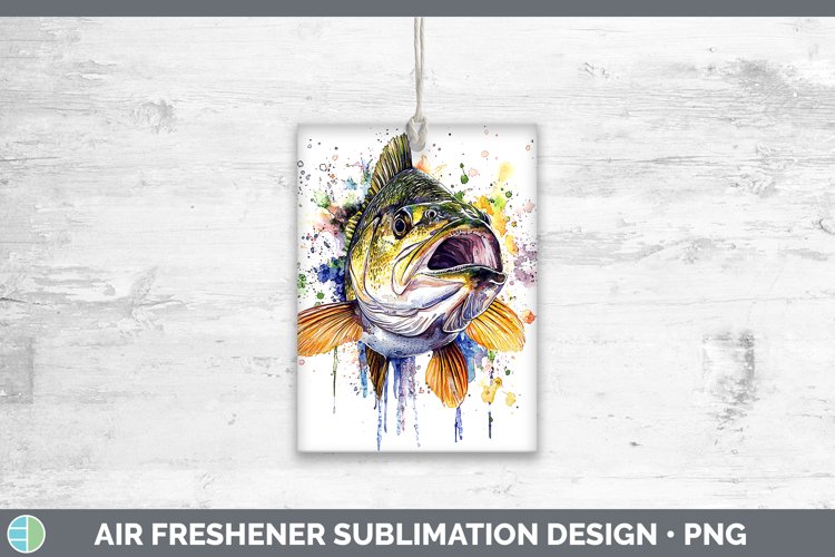 GorgeousWatercolor Splash Air Freshener design.