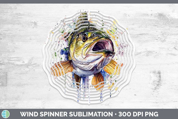 GorgeousWatercolor Splash Wind Spinner design.
