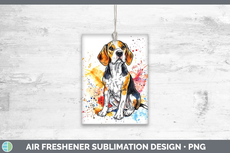 GorgeousWatercolor Splash Air Freshener design.