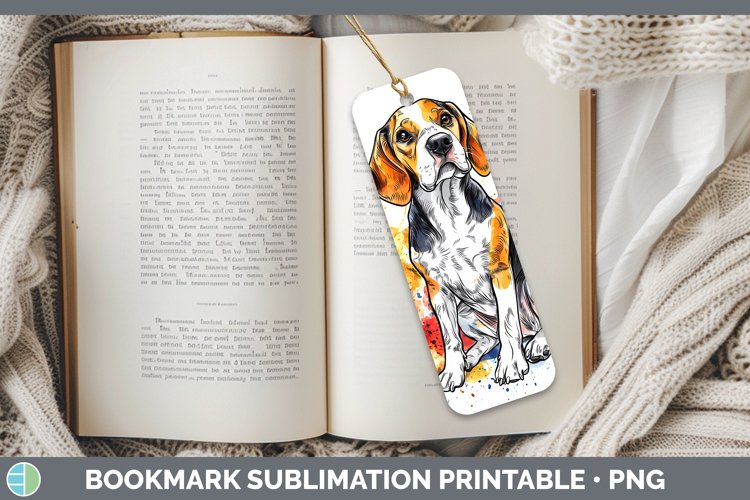GorgeousWatercolor Splash Bookmark design.