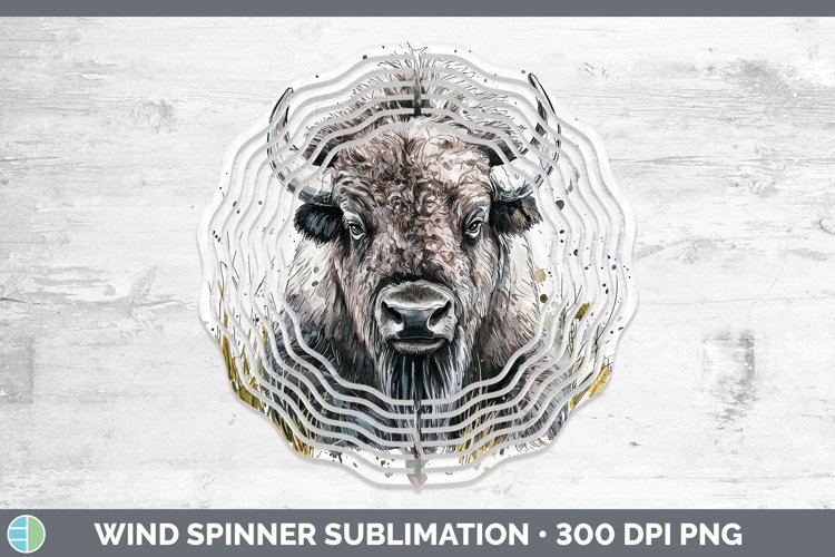GorgeousWatercolor Splash Wind Spinner design.