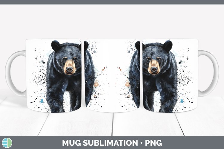 GorgeousWatercolor Splash Mug Wrap design.