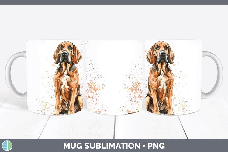 GorgeousWatercolor Splash Mug Wrap design.