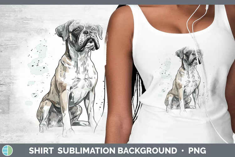 Watercolor Splash Boxer Shirt Sublimation Sublimation Backgr